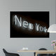 New York Neon Sign Wall Decal