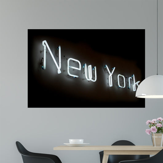 New York Neon Sign Wall Decal