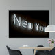 New York Neon Sign Wall Decal