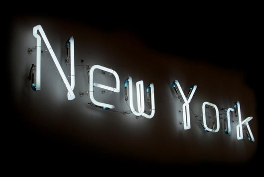 New York Neon Sign Wall Decal
