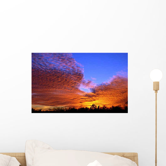 Sunset Louisiana Wall Decal