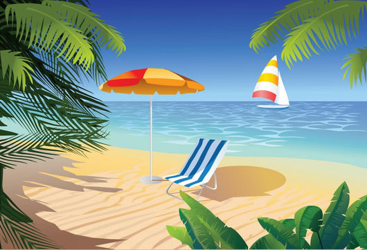 Beach Tropic Wall Decal
