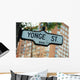 Yonge Street Canada's Most Wall Decal