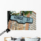 Yonge Street Canada's Most Wall Decal