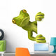 Gecko with White Sign Wall Decal