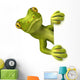 Gecko with White Sign Wall Decal
