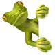 Gecko with White Sign Wall Decal
