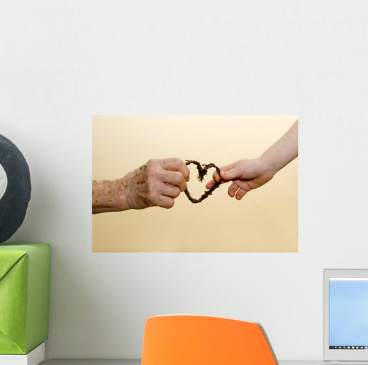 Hand Grandmother and Grandchild Wall Decal