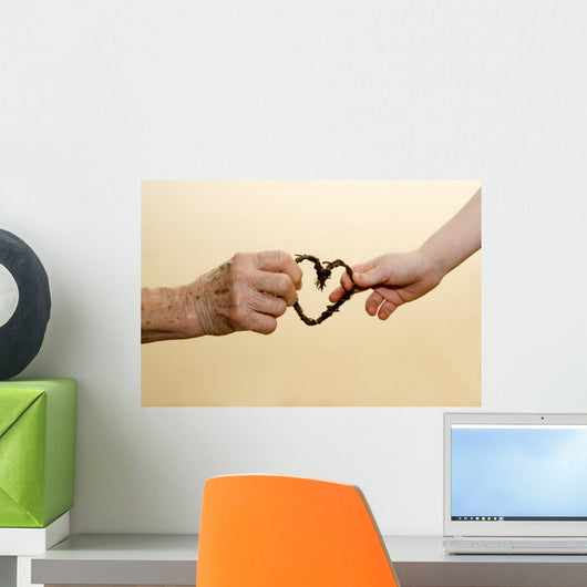 Hand Grandmother and Grandchild Wall Decal