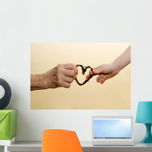 Hand Grandmother and Grandchild Wall Decal