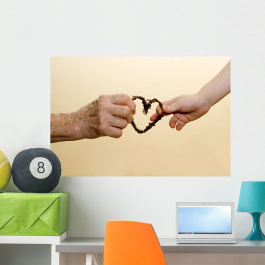 Hand Grandmother and Grandchild Wall Decal