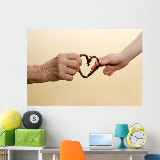 Hand Grandmother and Grandchild Wall Decal