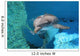 Dolphin Swimming Coral Reef Wall Decal