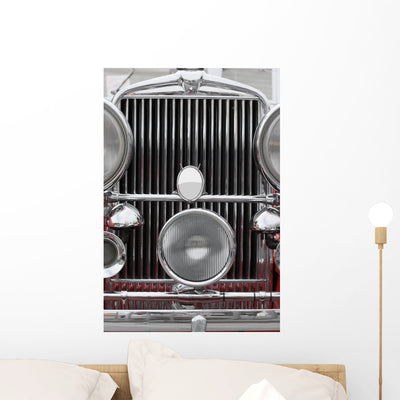 Classic Car Mad 09 Wall Decal shown on a wall