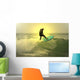 Sunset Surfer Wall Decal