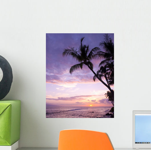 Tropical Sunset Wall Decal