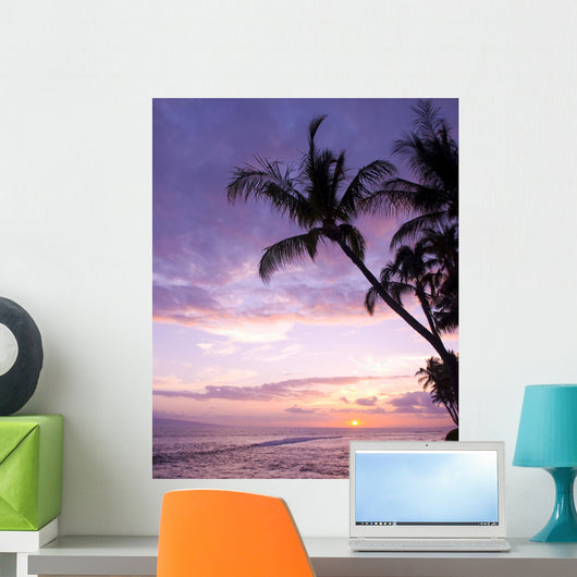 Tropical Sunset Wall Decal