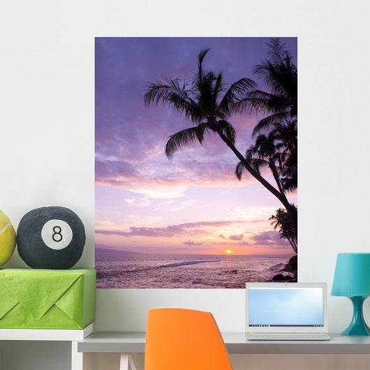 Tropical Sunset Wall Decal