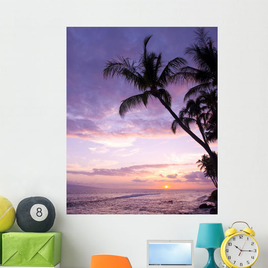 Tropical Sunset Wall Decal