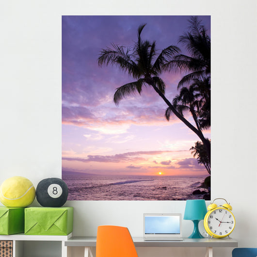 Tropical Sunset Wall Decal