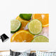 Lime and Orange Wall Decal Design 2