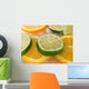 Lime and Orange Wall Decal Design 1
