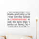 Focus Communication Wall Decal