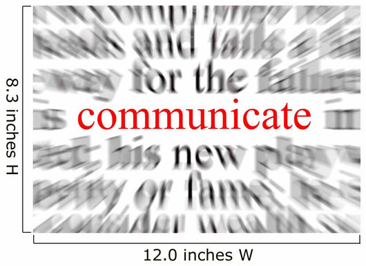 Focus Communication Wall Decal