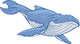 Blue Whale Wall Decal