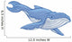Blue Whale Wall Decal