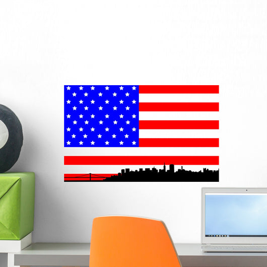 San Francisco Skyline against Wall Decal