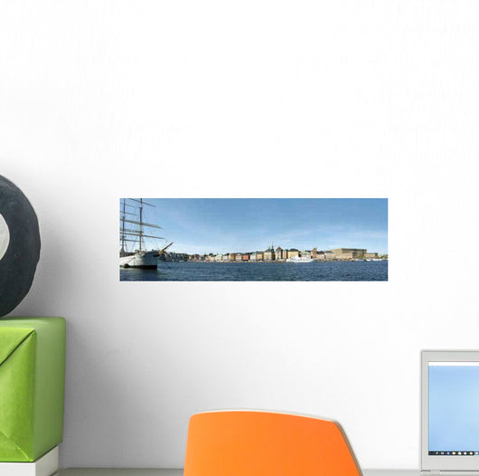 Panorama Von Stockholm Gamla Wall Decal