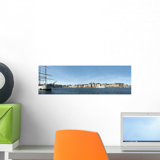 Panorama Von Stockholm Gamla Wall Decal