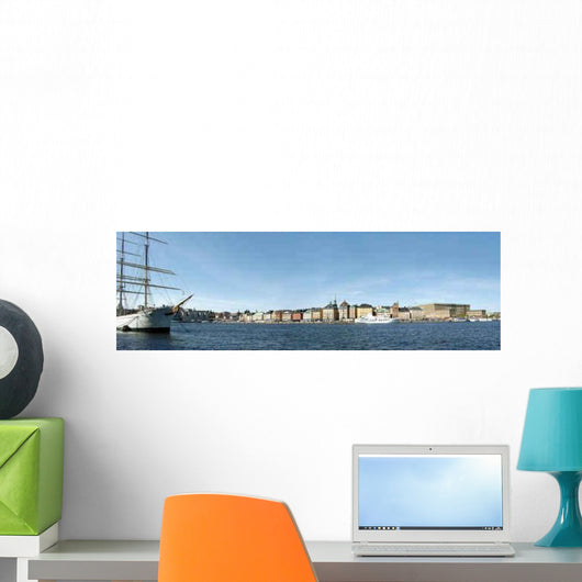 Panorama Von Stockholm Gamla Wall Decal