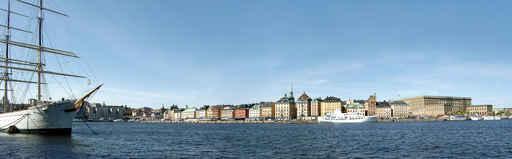 Panorama Von Stockholm Gamla Wall Decal