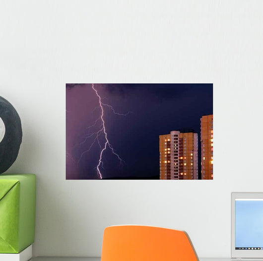 Thunderstorm City Wall Decal