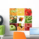 Healthy Collage Fruit Vegetables Wall Decal