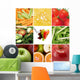 Healthy Collage Fruit Vegetables Wall Decal