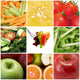 Healthy Collage Fruit Vegetables Wall Decal
