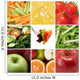Healthy Collage Fruit Vegetables Wall Decal