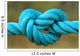 Blue Rope Knot Wall Decal