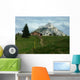 Cottage Mountain Wall Decal
