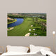 Florida Golf Course Flyover Wall Decal