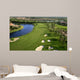 Florida Golf Course Flyover Wall Decal