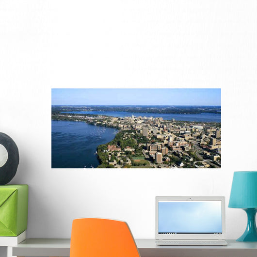 Uw-madison Campus with State Wall Decal