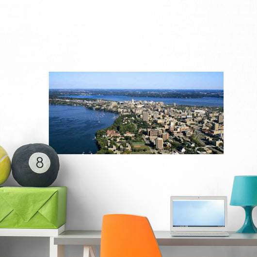 Uw-madison Campus with State Wall Decal
