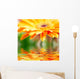 Closeup Photo Yellow Daisy-gerbera Wall Decal Design 1