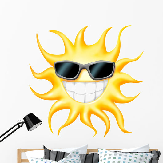 Sun Wall Decal Design 3