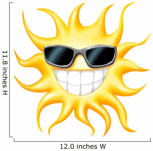 Sun Wall Decal Design 3