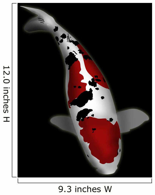 Taisho Sanke Koi Wall Decal